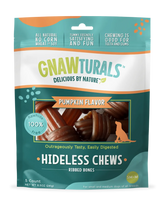 Pawsitive Pets - Gnawturals Hideless Chews - Pumpkin Ribbed Knotted Bones