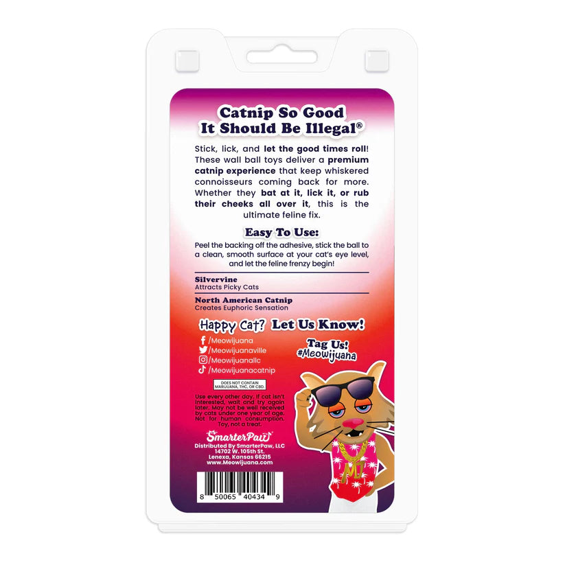 Meowijuana - Purple Passion Stick 'n' Lick Compressed Catnip
