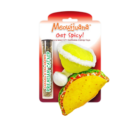 Meowijuana - Get Spicy Taco Margarita Catnip Toy