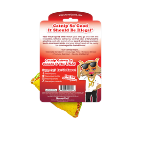 Meowijuana - Get Spicy Taco Margarita Catnip Toy