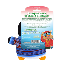 Meowijuana - Get Waddled Cozy Penguin Catnip Toy