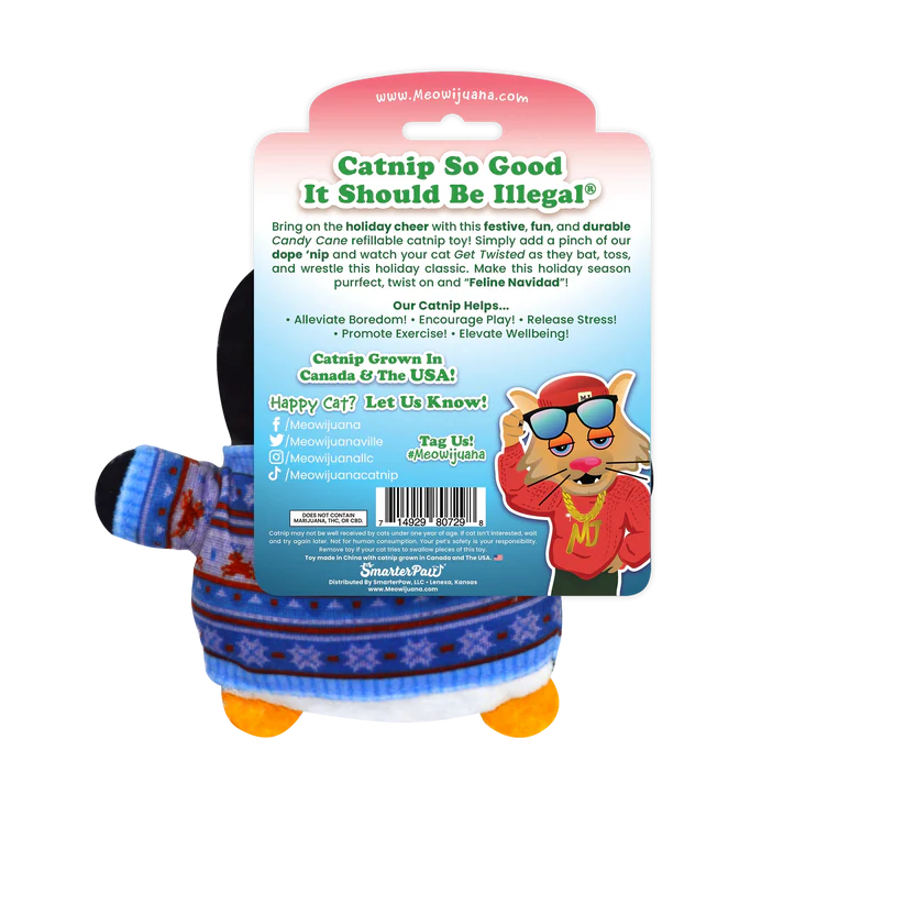 Meowijuana - Get Waddled Cozy Penguin Catnip Toy
