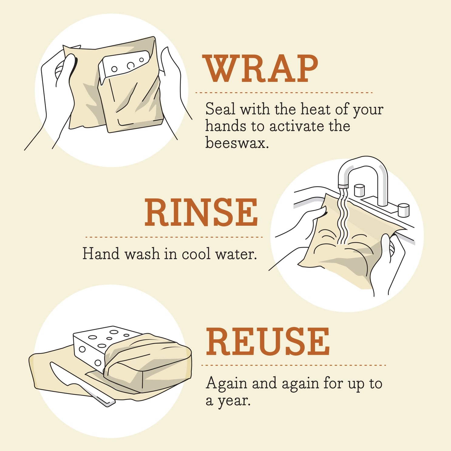 Bee's Wrap -  Vegan Assorted 3 Packs