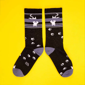 Gumball Poodle - Socks Cat Upside Down White