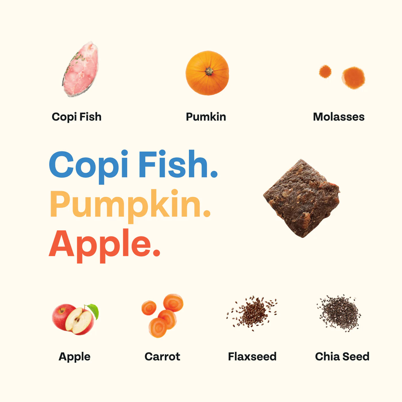 Chippin - Wild-Caught Jerky Copi Fish-Pumpkin-Apple