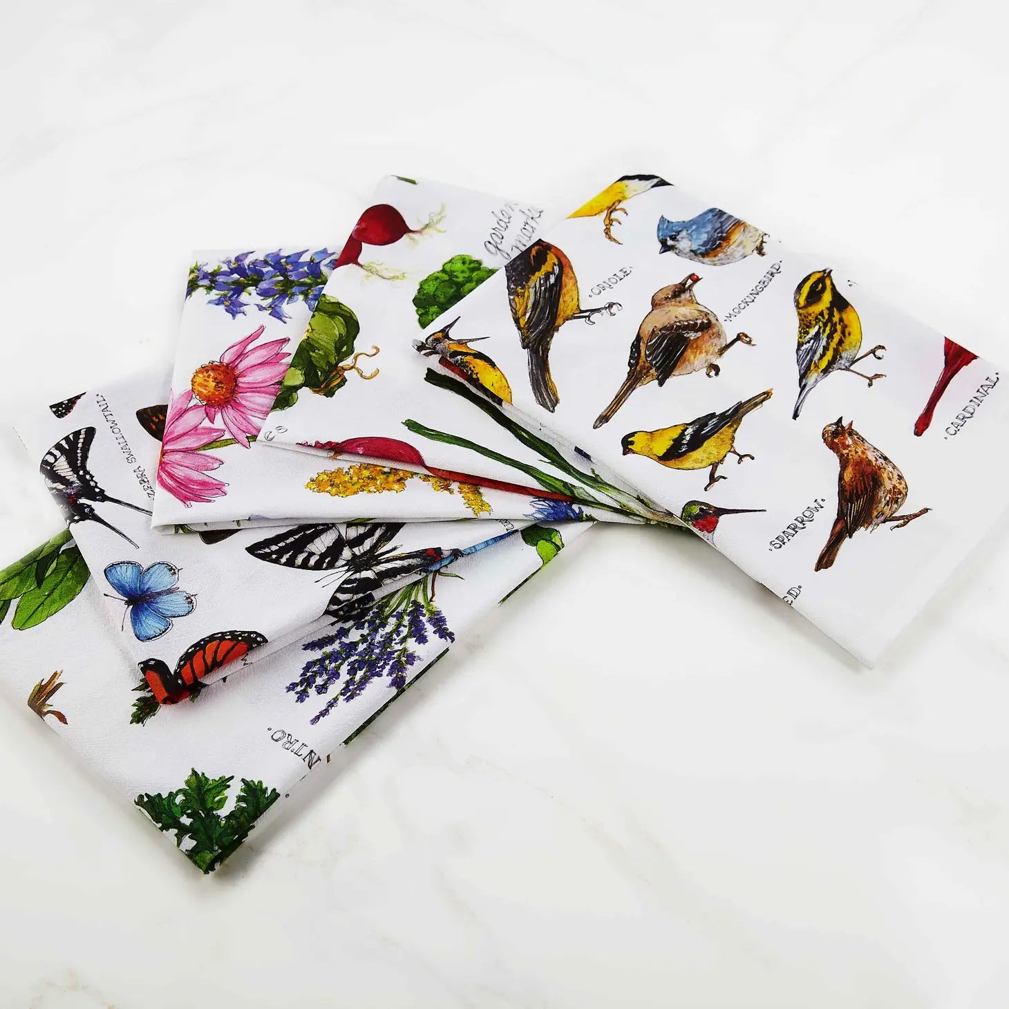 Peking Handicraft - Tea Towel Field Guide Birds