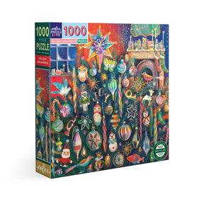 eeBoo - Holiday Ornaments 1000 Piece Puzzle
