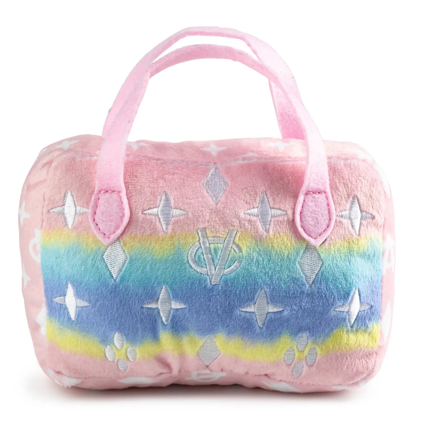 Haute Diggity Dog - Pink Ombre Chewy Vuiton Handbag Dog Toy - Southern Agriculture 