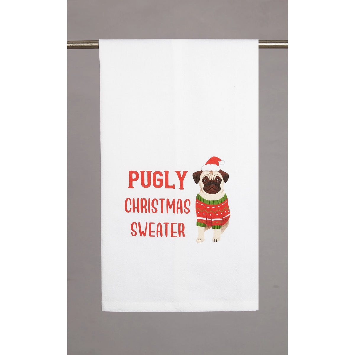 Peking Handicraft - Towel Pugly Christmas Sweater
