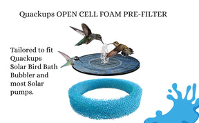 Quackups - Replacement Foam Pre-Filters for Bubbler Bird Bath