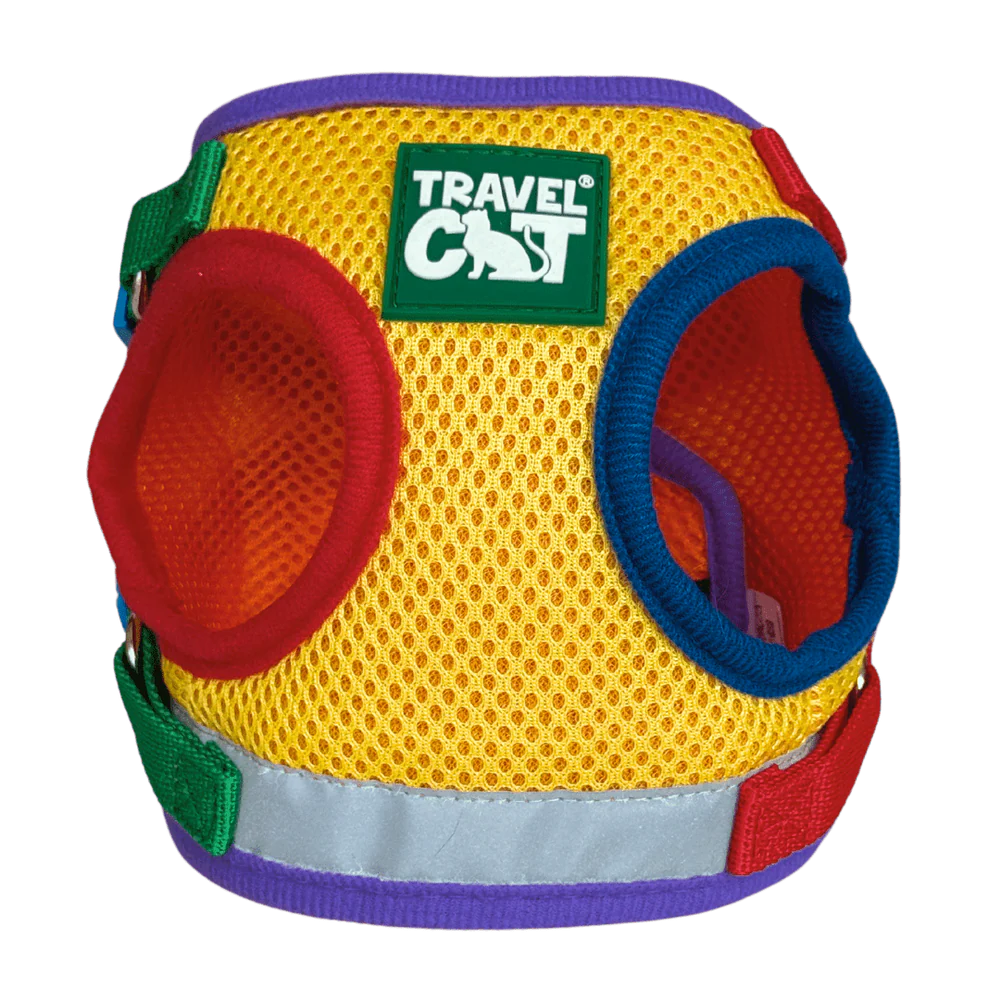 Travel Cat - Harness & Leash Set - "The Rainbow"