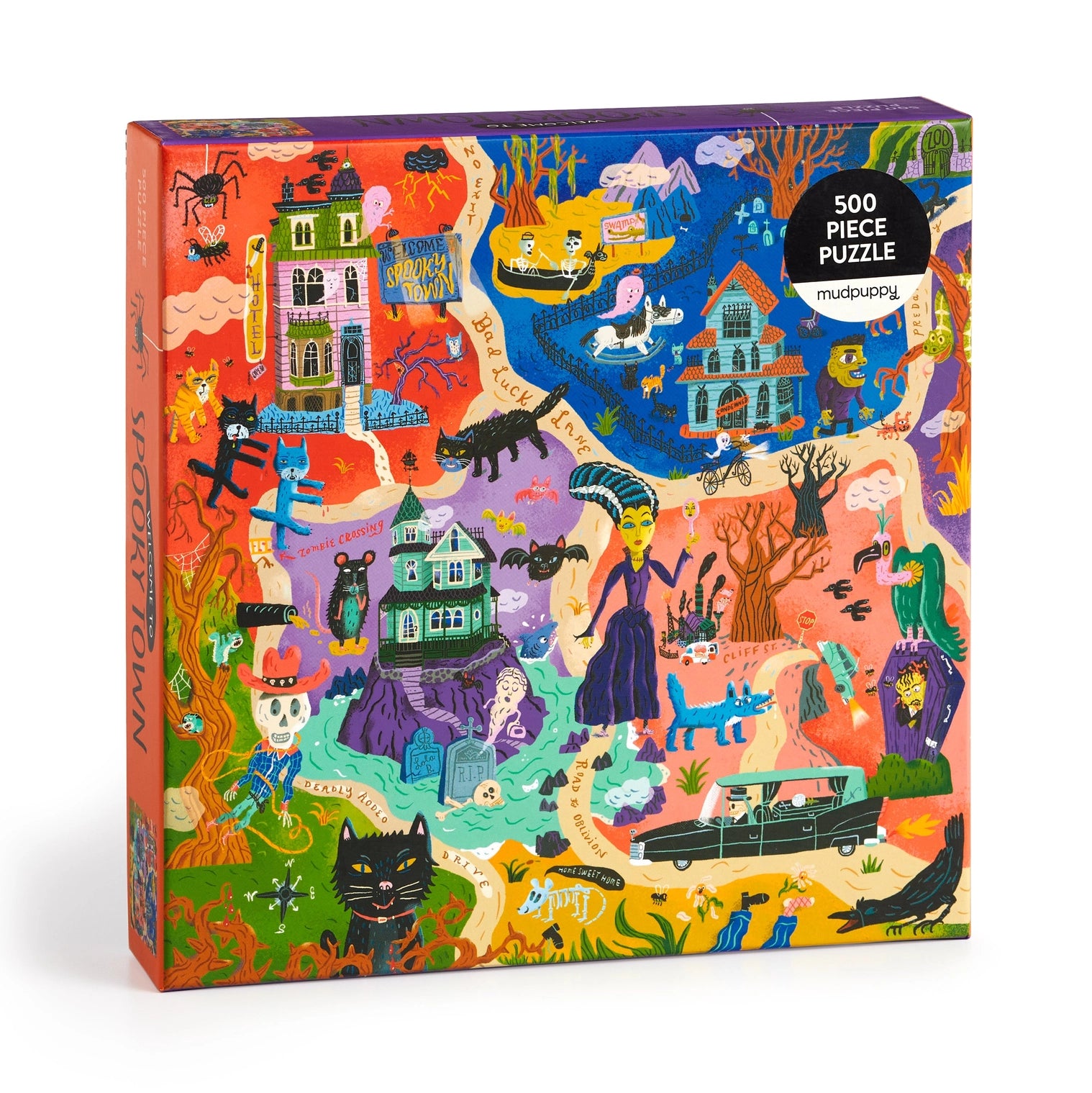 Chronicle-Hachette Book - Puzzle Welcome to Spooky Town