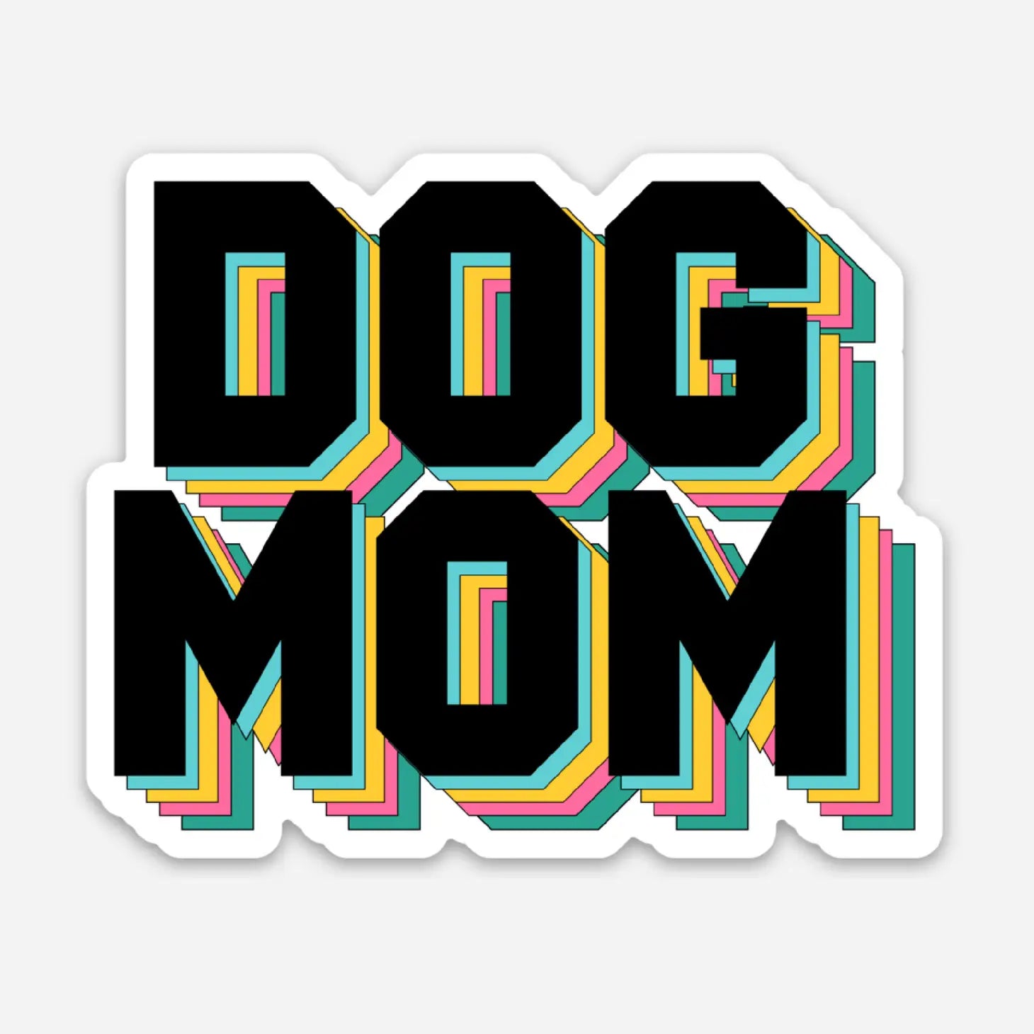 Bad Tags - Varsity Dog Mom Sticker
