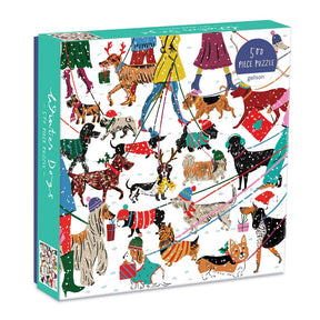 Chronicle-Hachette Book - Puzzle Winter Dogs
