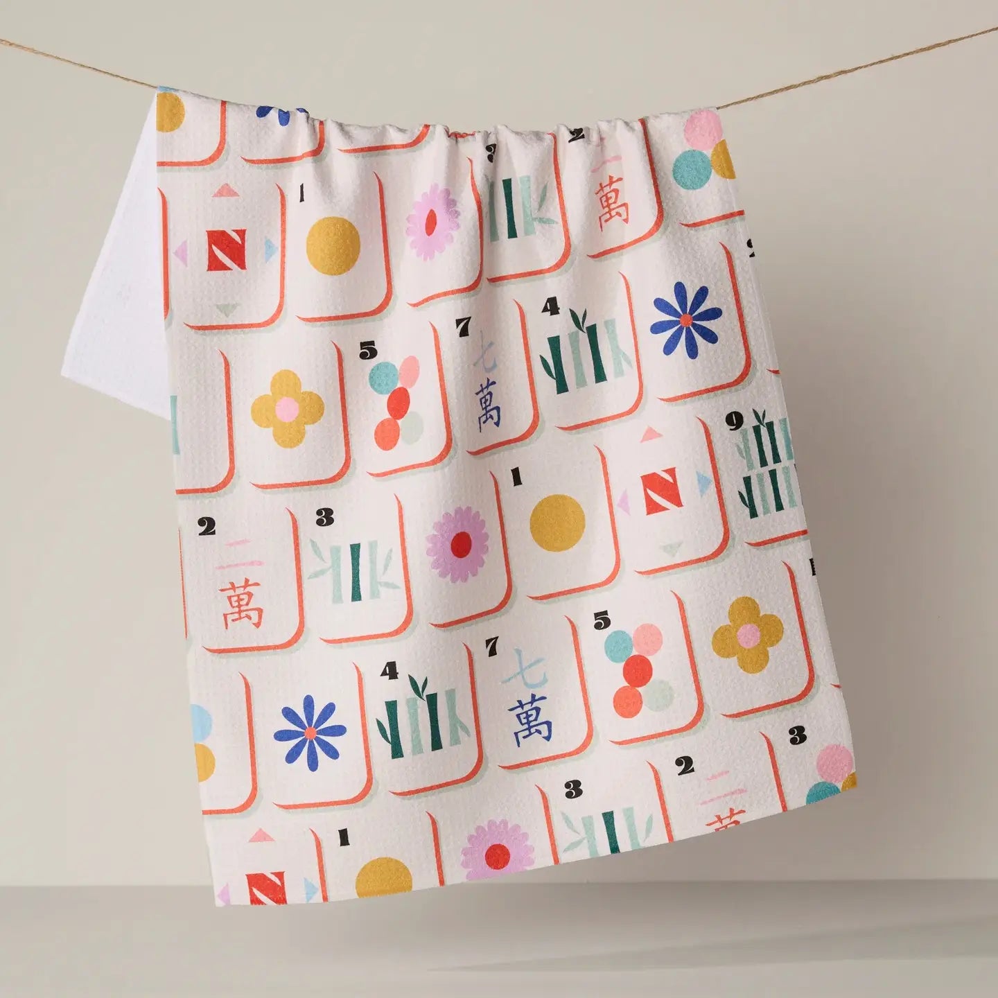 Geometry - Tea Towel Tile Toss