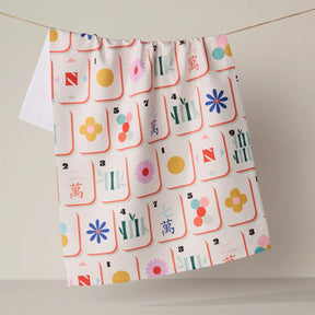Geometry - Tea Towel Tile Toss