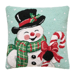 Peking HandiCraft - Pillow Hook Smiling Snowman