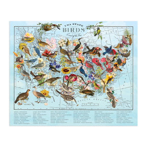 Chronicle-Hachette Book - Puzzle Wendy Gold State Birds