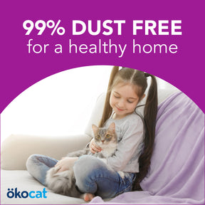ökocat - Natural Wood Litter Low Tracking Mini Pellets Clumping