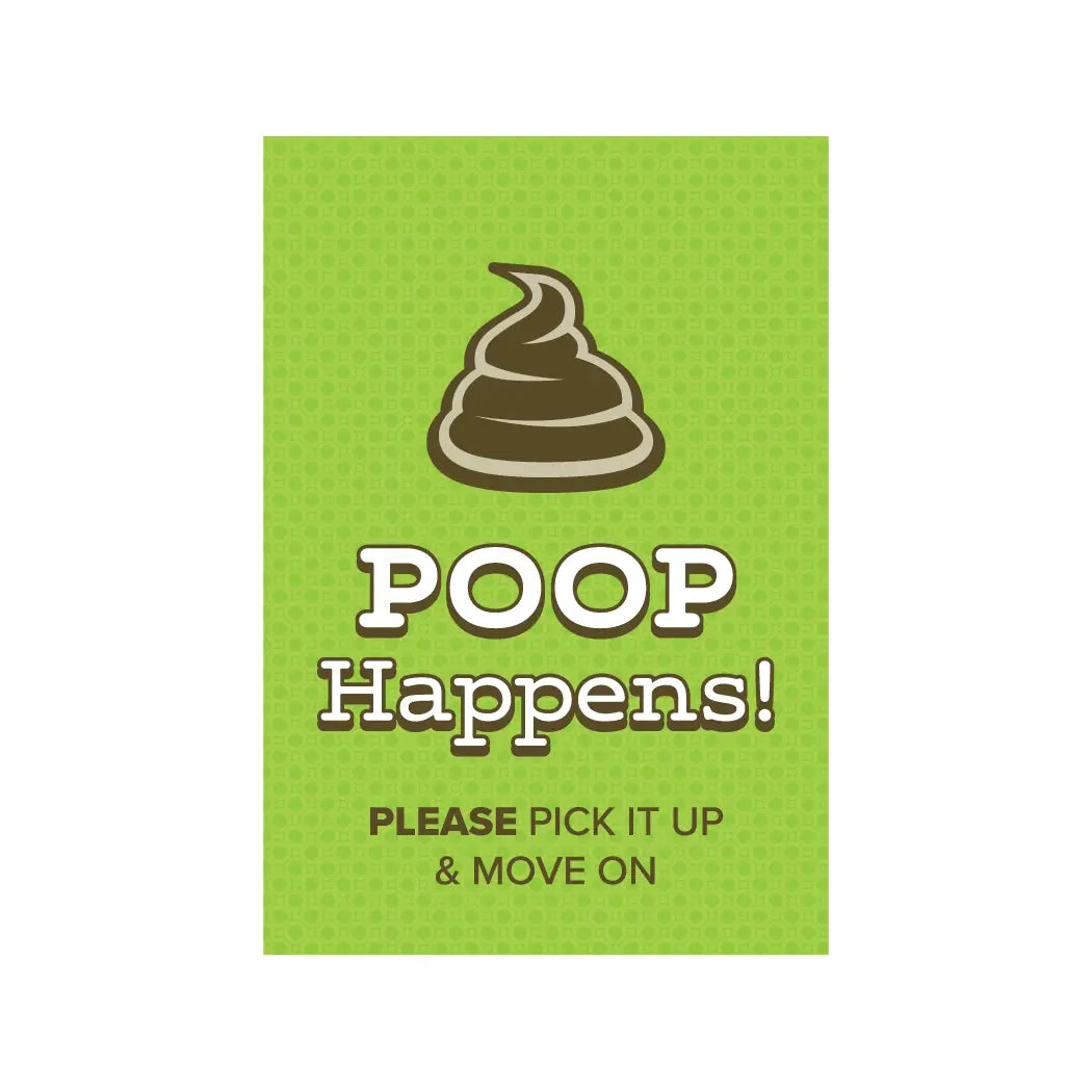 Dog Speak - Flag Poop Happens