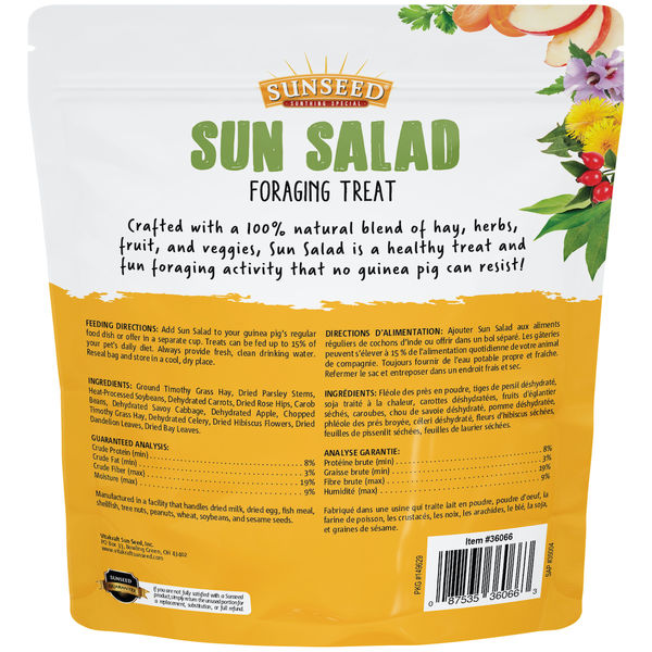 Sunseed - Sun Salad Guinea Pig Foraging Treat