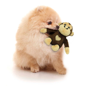 Tuffy Dog Toys - Mighty Jr Safari Monkey Plush Squeaky Dog Toy - Southern Agriculture 