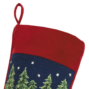 Peking Handicraft - Stocking Santa Sleigh Needlepoint