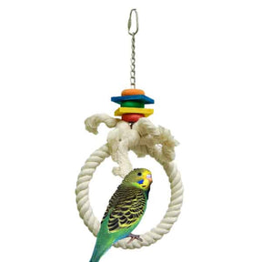 Fun-Max - Hoop Cotton Ring Bird Toy - Southern Agriculture 