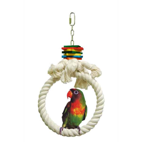 Fun-Max - Hoop Cotton Ring Bird Toy - Southern Agriculture 