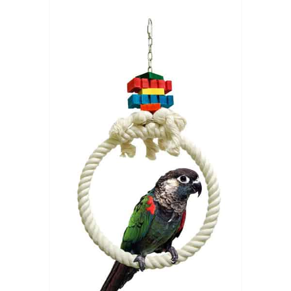 Fun-Max - Hoop Cotton Ring Bird Toy - Southern Agriculture 