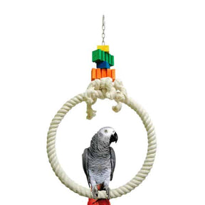 Fun-Max - Hoop Cotton Ring Bird Toy - Southern Agriculture 