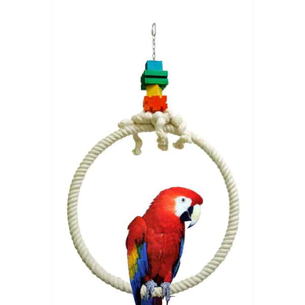 Fun-Max - Hoop Cotton Ring Bird Toy - Southern Agriculture 