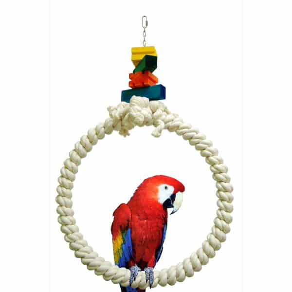 Fun-Max - Hoop Cotton Ring Bird Toy - Southern Agriculture 