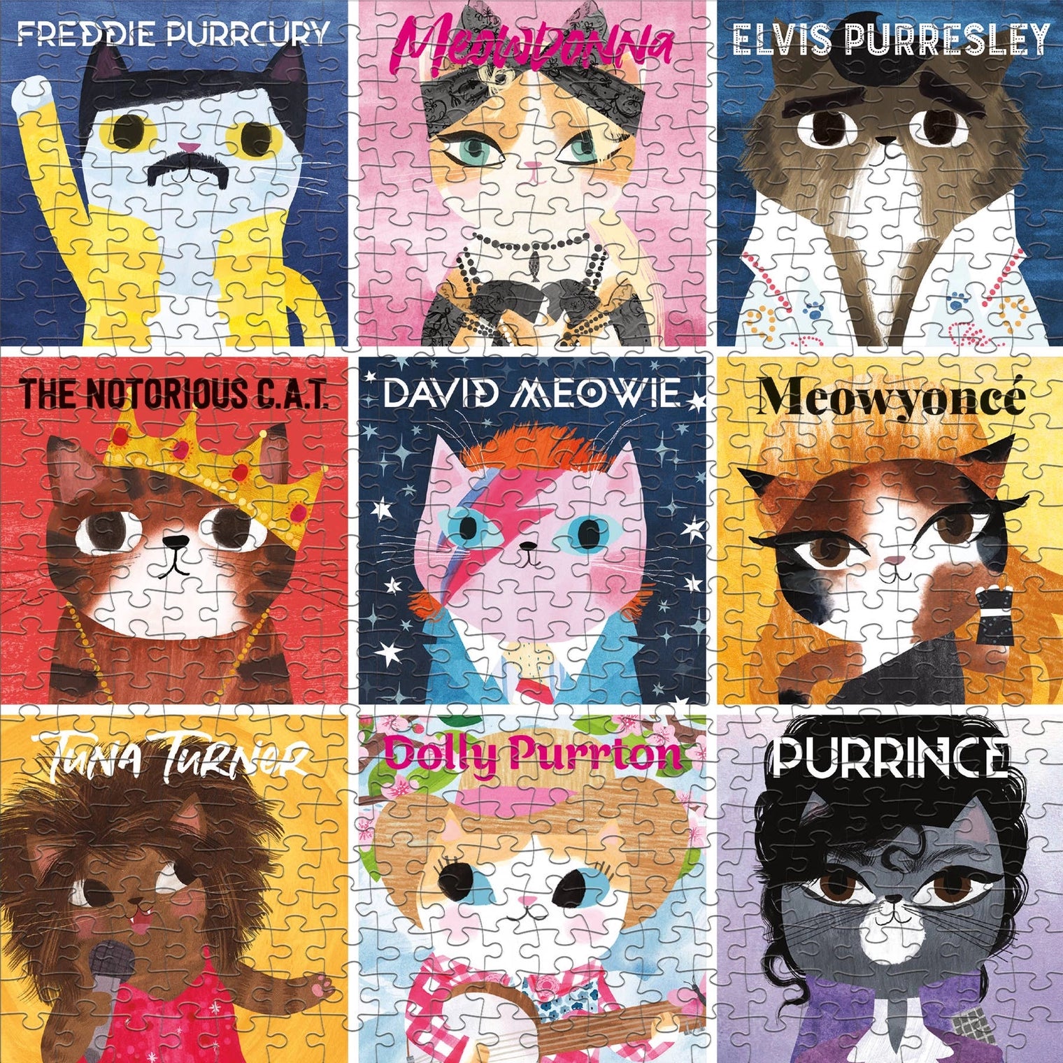 Chronicle-Hachette Book - Puzzle Music Cats