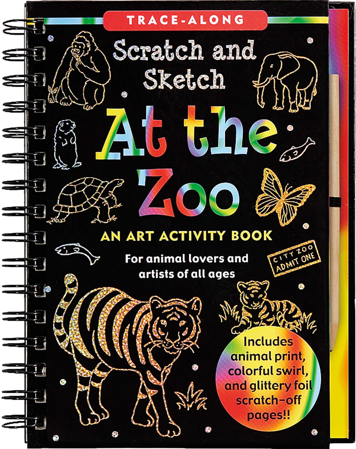 Peter Pauper Press - Scratch & Sketch At the Zoo