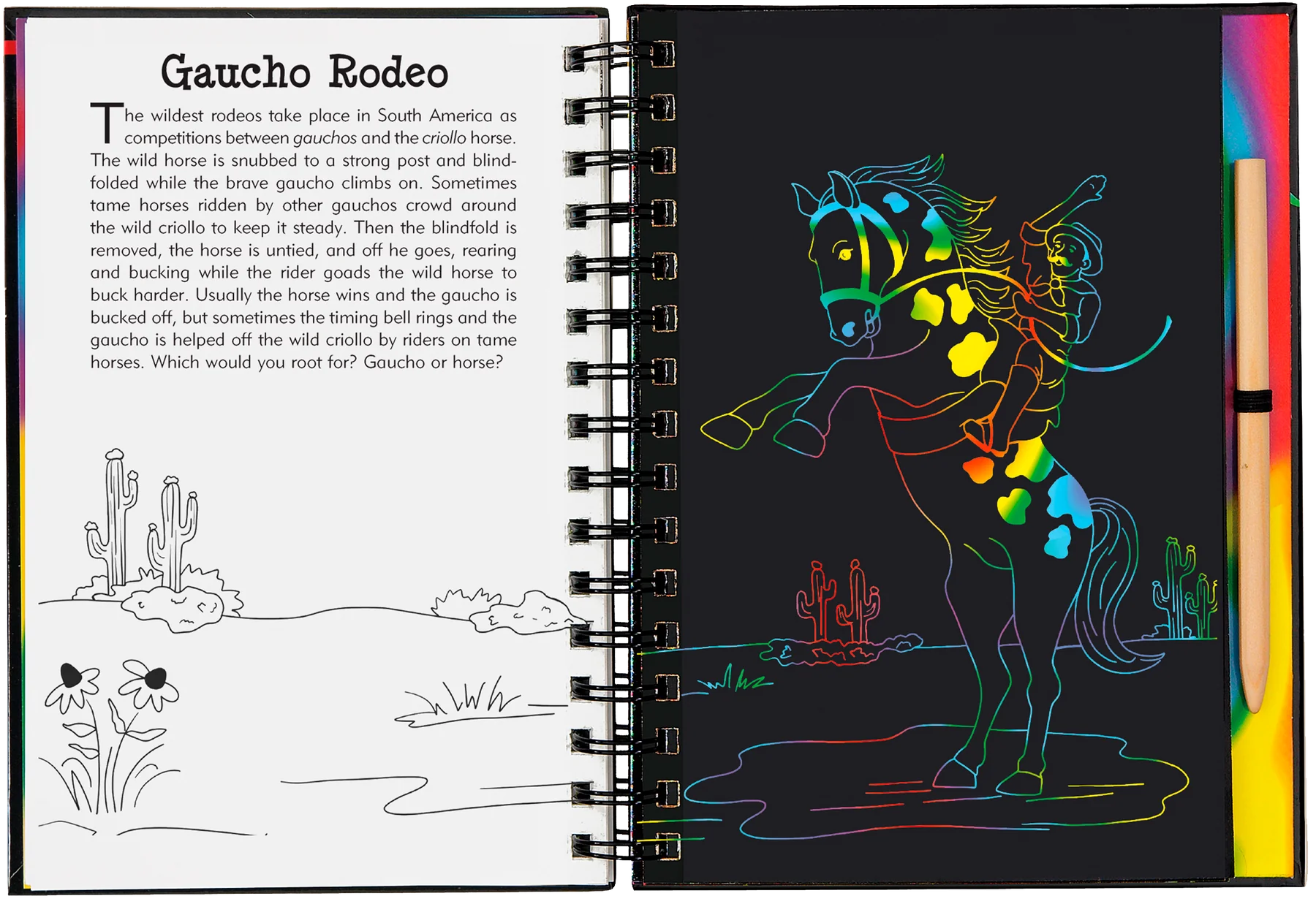 Peter Pauper Press - Scratch & Sketch Horses