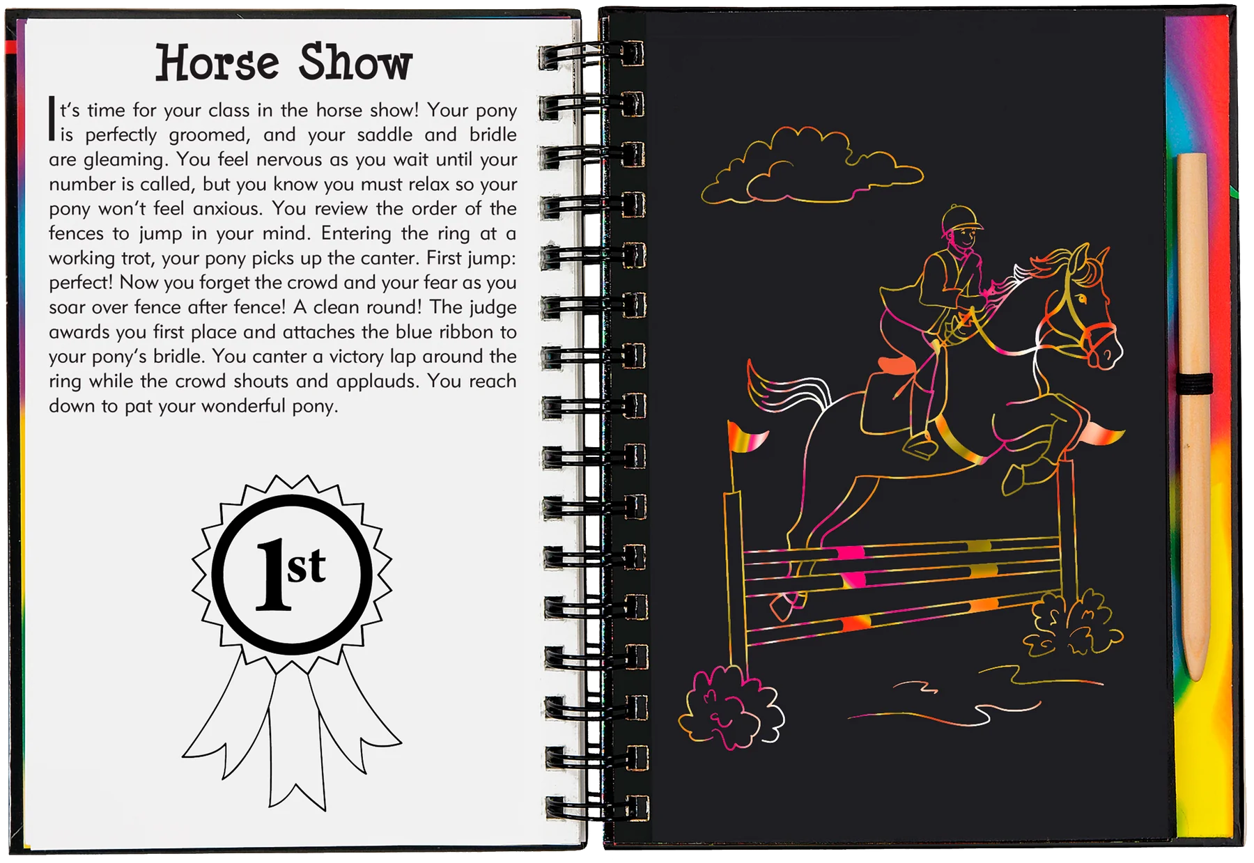Peter Pauper Press - Scratch & Sketch Horses