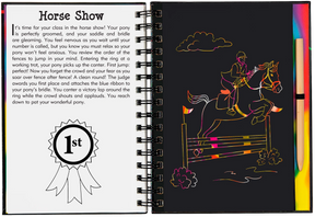 Peter Pauper Press - Scratch & Sketch Horses