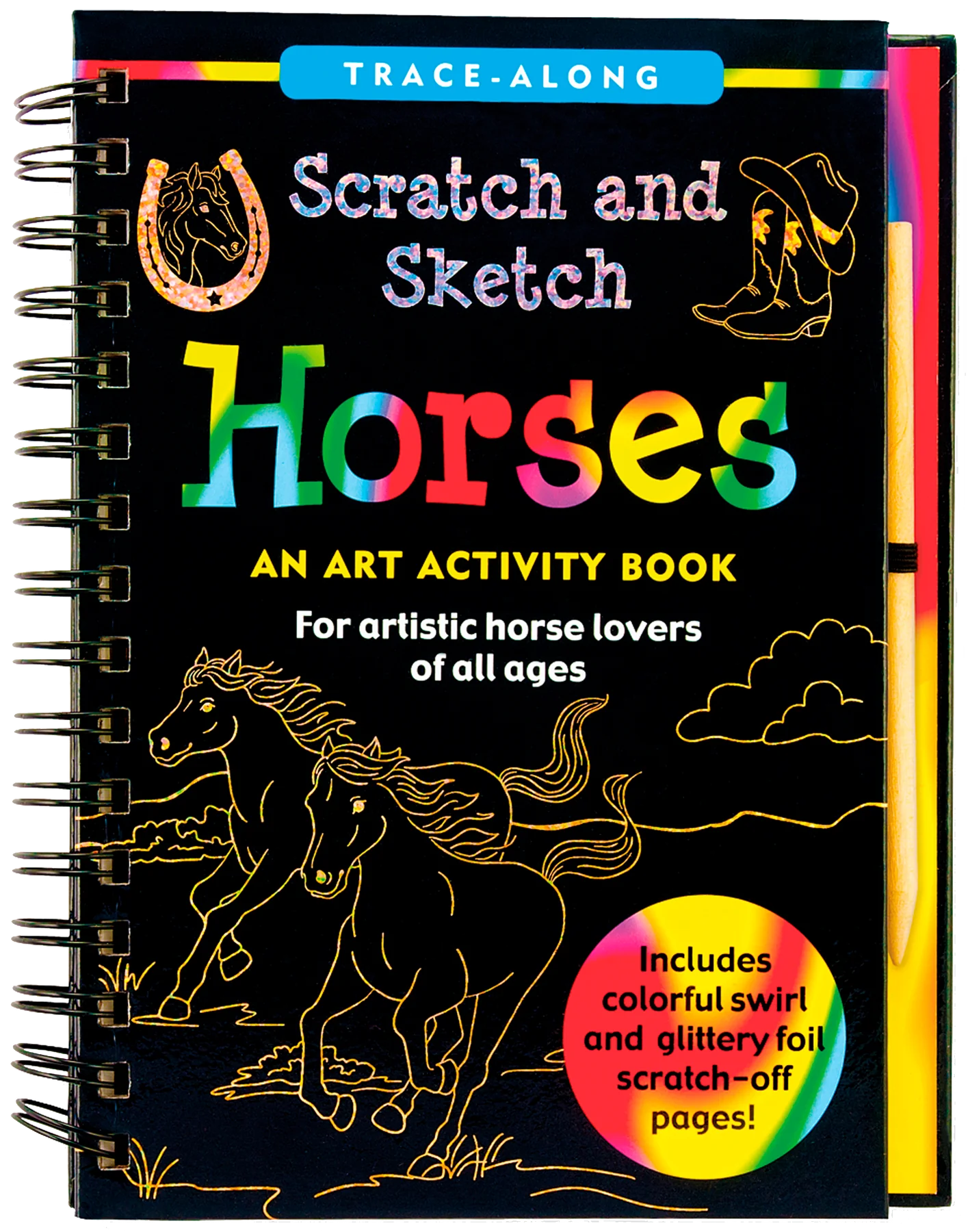Peter Pauper Press - Scratch & Sketch Horses