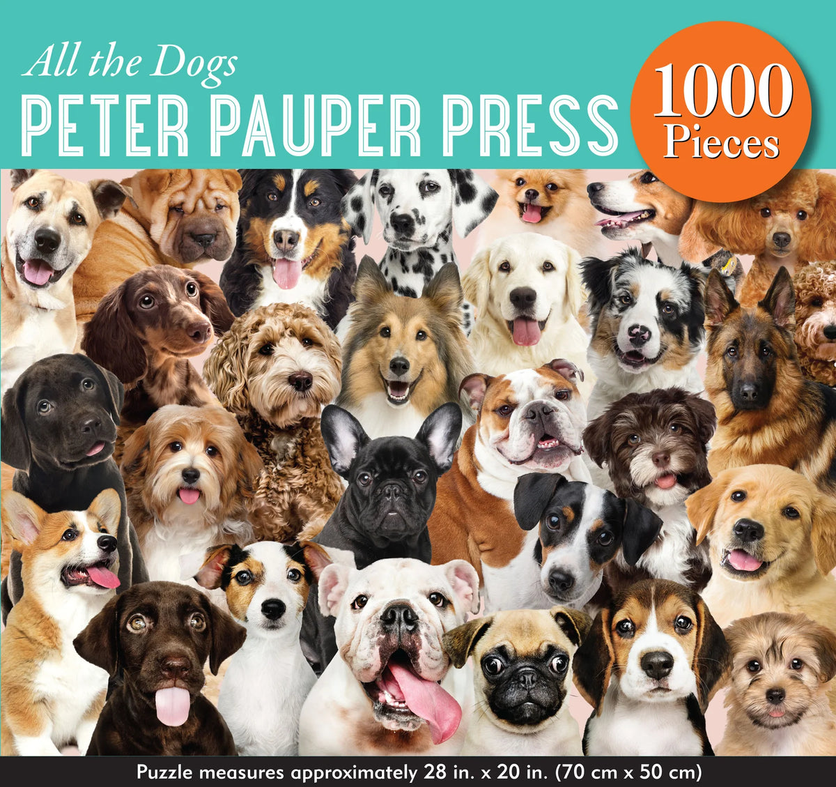 Peter Pauper Press - Puzzle All the Dogs 1000 Piece