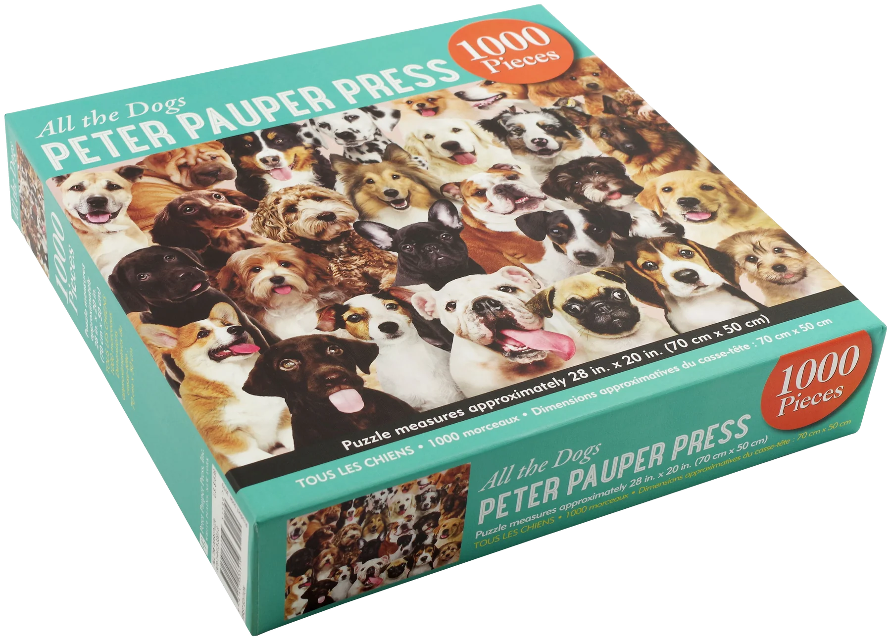 Peter Pauper Press - Puzzle All the Dogs 1000 Piece