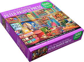 Peter Pauper Press - Puzzle The Wonderful Bookshop 500 Piece