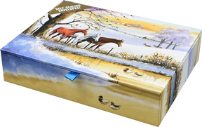 Peter Pauper Press - Holiday Cards Set Horses in Winter