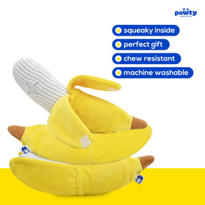 PAWTY Dog Toys - Peelable Banana Interactive Dog Toy