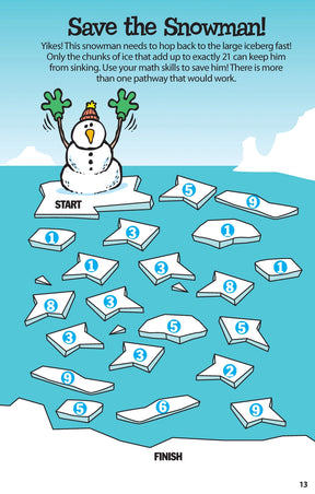 Wellspring- Activity Book - Sensational	Snow Day Puzzles for Kids
