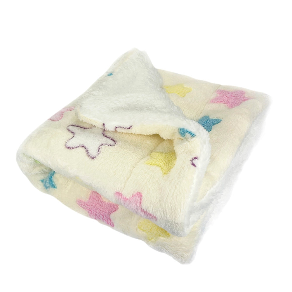 Klippo Pet - Blanket Colorful Stars Double Layered Ultra Plush