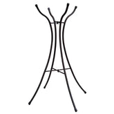 Evergreen Enterprises - Hourglass Shape Metal Bird Bath Stand