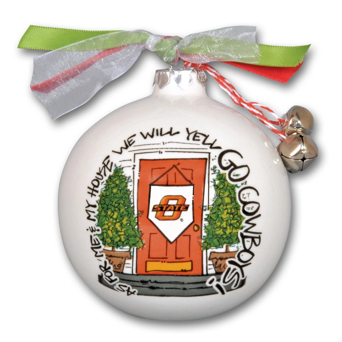 Magnolia Lane - Oklahoma State "My House" Ornament