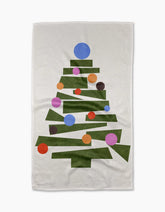 Geometry - Tea Towel Modern Festive Tree