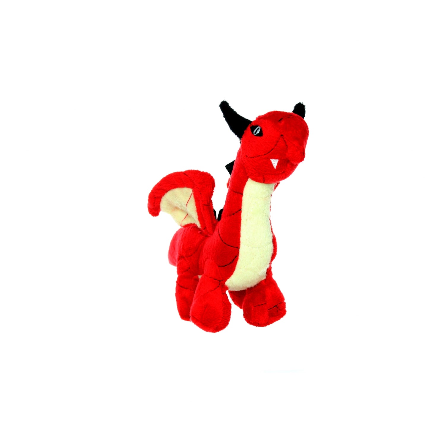 Tuffy Dog Toys - Mighty Junior Dragon Plush Squeaky Dog Toy